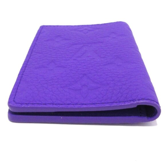 LOUIS VUITTON Organizer de Poshe Violet Taurillon Monogram Card Case 641-080125 - Picture 4 of 11